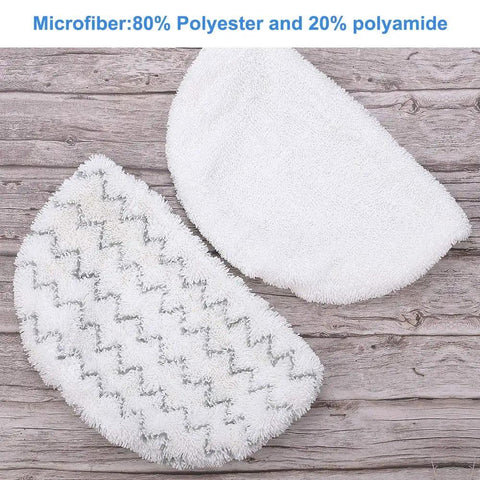 10 Pack Steam Mop Pads Replacement for Bissell PowerFresh Steam Mop 1940 1440 1806 Series Washable Cleaning Pads microfibers on wooden floor