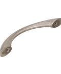 Vaile Satin Nickel Cabinet Pull Three And Three Quarters Inches Center To Center Ninety Six Millimeters Contemporary Drawer Pull