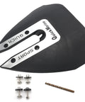 Whale Tail Hydrofoil Stabilizer For 8 To 40 HP Outboard Motors And Most Sterndrive Engines Silver Finish Easy Install