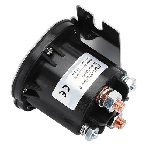 Built Tough Heavy Duty DC Contactor 200 Amp Relay with quick connection for electric forklifts and EV setups.