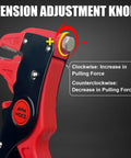 2 In 1 Wire Stripper And Cutter Quickstrip Tool Pro Grade Adjustable Wire Stripping Tool showing tension adjustment knob