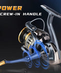 Saltwater Spinning Reel For Serious Anglers With Ultra Smooth 13 Plus 1 Bearings, Beast Carbon Drag, CNC Aluminum Spool And Handle