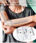12 Inch Transparent Goniometer For Physical Therapy And Joint Range Of Motion Measuring Protractor Ruler 360 Degree in use