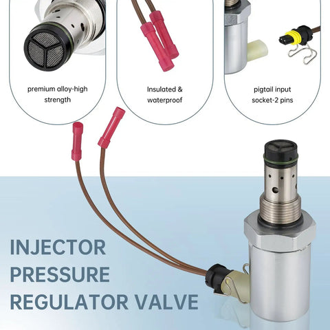 6.0 Power Stroke Injector Pressure Regulator And ICP Sensor Replacement showing valve details for Ford Super Duty Diesel