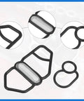 Honda Prelude VTEC Solenoid Gasket Spool Valve Filter Screen Replacement Kit - Easy Install, 2 Pack, black gaskets and screens