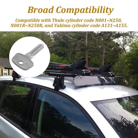 Universal Lock Core Removal Key For Thule And Yakima Roof Rack Systems D1251 D1252 car setup