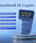 Handheld 125KHz RFID Writer And Duplicator Kit For ID HID AWID Access Control shown with high-speed operation and lightweight design.