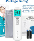 Kid Friendly Forehead And Ear Thermometer With No Contact 1 Second Reading For Kids And Adults Fever Alarm Mute Mode LCD Display Touchless Scan For Babies Toddlers And Family, with box and batteries