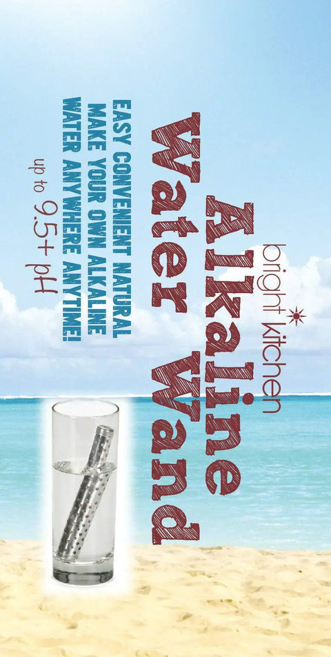 2 Pack Alkaline Water Stick Wand Boosts Hydration By Raising pH To 9.5 With Tourmaline Maifan Muyu And Far Infrared Stone Reduces ORP