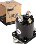 12V Golf Cart Solenoid For Club Car DS And Precedent Gas Carts 1984 Up, 4 Terminal Copper Contacts, with product box