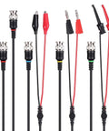 Advanced Oscilloscope Probe Kit With 200MHz Bandwidth showing BNC to minigrabber leads and clip probes in various colors.