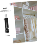 Rock Solid Invisible Furniture Connecting Fasteners With Heavy Duty Cam Lock Bolts And Precision Dowels For Smooth Wood Joinery and Complete Zero Hassle Setup Pack, close-up of fastener with stylish shelving.