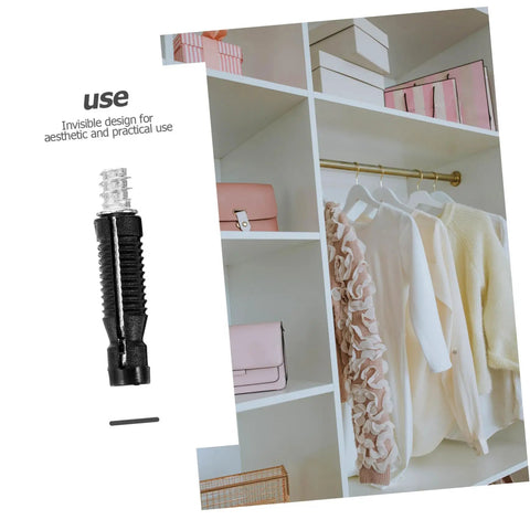 Rock Solid Invisible Furniture Connecting Fasteners With Heavy Duty Cam Lock Bolts And Precision Dowels For Smooth Wood Joinery and Complete Zero Hassle Setup Pack, close-up of fastener with stylish shelving.