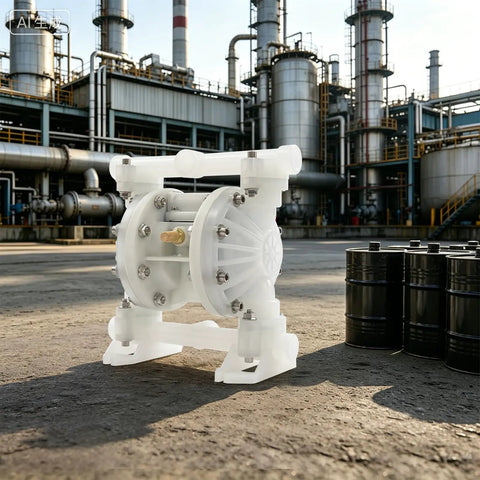 Heavy Duty Air Operated Diaphragm Pump With 1/2 Inch Inlet, Boasting 164 Ft High Lift And 16 Ft Suction For Rapid Fluid Transfer. Leak-Proof Sealing Design Ensures Reliable Performance And Boosts Work Efficiency For Any Tough Job Around The House Or Shop