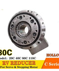 Top Tier High Precision Cycloidal Pinwheel Rv Reducer With Hollow Gearbox And 130Mm Flange For Industrial Robotics And Cnc Builds That Run Smooth And Handle Daily Grind Effortlessly, showcasing 80C model with hollow design.