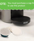 Coffee Pod Paper Filters For Nespresso VertuoLine Brewers Use With Reusable Caps To Refill Your Own Coffee Capsules by machine