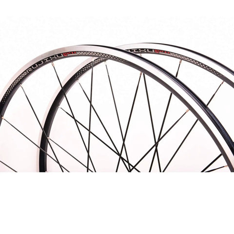 Ultralight 700C Road Bike Wheelset With Carbon Hub For Climbing Beasts 2 To 1 Spoke Ratio V Brake Quick Release Aluminum Rim