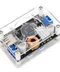 Dope Buck Converter Power Module Adjustable Voltage Regulator From 6V-32V Down To 1.5-32V Up To 5A With LCD Display USB Port