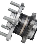Side view of a Pair Rear Wheel Bearing Hubs Assembly For 2004-2013 Mazda 3, 2009-2013 Mazda 3 Sport, 2006-2017 Mazda 5 With ABS, 5 Lug