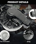 Front view of Front AC Heater Blower Motor Fan That Fits Dodge Journey Lexus ES300H ES350 GX460 RX350 RX450H Toyota 4Runner