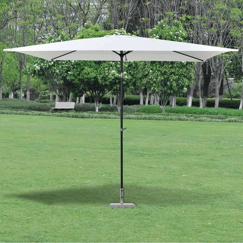 Grey Polished Granite And Stainless Steel Umbrella Stand With Transport Rollers, 17.7 Inch Base, holding large outdoor umbrella