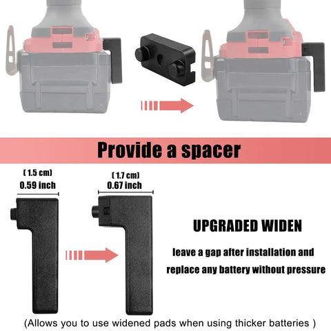 Upgraded Magnetic 1/4 Inch Hex Bit Holder For 18V Impact Drivers Drill Sleeve Organizer Side Mount Storage Holds 4 Bits And Small Screws Neodymium Magnet For Quick Grab No Fuss Pick Up