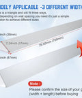 30 Inch Slide In Range Rear Filler Kit W10113901A dimensions and fit options illustration