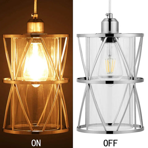 Modern Cylindrical Pendant Light With Dual Shade In Brushed Nickel And Clear Glass For Kitchen Island Sink Dining Room Bar And Foyer