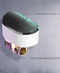 Smart Water Shut Off Valve With Z Wave Hub Compatibility 1 Inch Lead Free Brass Ball Valve With An Actuator Automated Leak Detection And Prevention Works With SmartThings Hubitat Ezlo And Other Z Wave Hubs, smart actuator view
