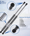 Front Hood Struts Gas Springs Lift Supports Shocks For BMW 3 Series E46 1998 2006 323i 325i 328i Pack Of 2 Direct Replacement