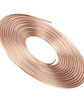 Twenty Five Foot Copper Plated Brake Line Tubing Three Sixteenth Inch Coil With Easy Bend Flare For Hydraulic Brake And Fuel System