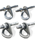 304 Stainless Steel Climbing Anchor Bolts Set For Rock Climbing Hangers M10 And M12 Bolt Fasteners 25 To 30 KN 4 Piece Mounting Kit
