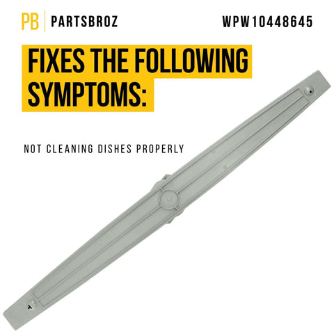 Middle Spray Arm For Whirlpool KitchenAid JennAir Amana Dishwashers Direct Replacement Replaces AP6021549 shown on display