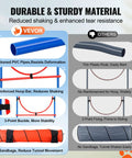 Comparison of materials for Dog Agility Training Gear Set with Adjustable Hurdles and Extended Tunnel, highlighting PVC pipes and hoop bar.