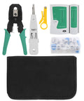 Cable Repair Tool Kit With Wire Strippers And Tester Portable Pro Grade Wiring Set For Electrical Projects All In One Heavy Duty Hand Tools Industrial Supply Kit For DIYs And Pros, black case