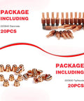 20Pcs Electrode And 20Pcs FineCut Tip Nozzle Set For Powermax 65 85 105 Plasma Cutter Hand And Machine Torch