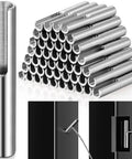 50 Pack 316 Marine Grade Stainless Steel Invisible Cable Railing Kit For 1/8 Inch Rope Seamless Deck Gate And Balcony Terminal Anchors Pro Grade Rock Solid Hardware