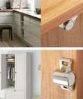 Heavy Duty Magnetic Door Cabinet Catch Suction Magnet for Wardrobes and Furniture in Bronze Finish Durable Closet Latch 1 Piece Easy Install Keeps Doors Closed and Secure
