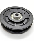 Beefed Up 90mm Gym Pulley Wheel With Wear Resistant Nylon Bearing And 6202Z Metal Bearing Fits 7mm Cables For Cable Machines Smith Machines Home Gym Replacement Part, black 90mm pulley wheel with metal bearing