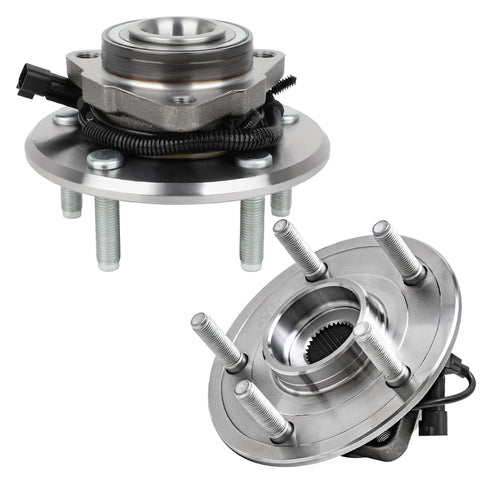 Front Wheel Bearing And Hub Assembly For Ram 1500 2012 2018 And Ram 1500 Classic 2019 2 Piece 5 Lug Hub With ABS Replacement Ready To Install