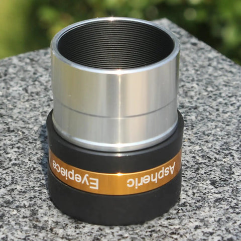 10mm Telescope Eyepiece 1.25 Inch Ultra Wide 62 Degree Field Of View Aspheric Lens on granite surface