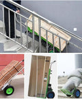 This Electric Stair Climbing Hand Truck Is Totally Awesome With A Wicked 400kg Load Capacity And Removable Battery carrying boxes upstairs.