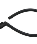 Toilet Refill Tube And Clip Replacement For 100 200 200A 400A Fill Valves And Most Other Valves Durable Black Refill Tube With Angle Adapter DIY Friendly Install