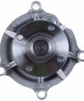 Front view of Premium Engine Water Pump 43504 Replacement With OE Grade Seals And Bearings Leak Tested And Fully Assembled