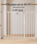 Extra Tall Walk Through Baby Gate For Stairs And Doorways 29 To 39.6 Inches Adjustable Width And 36 Inch Height No Drill Wall Protected