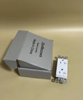 Kickass Heavy Duty 20 Amp Decorator Wall Outlet Socket with packaging, designed for residential and commercial use.