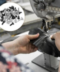 Durable Sewing Machine Thumb Screw Fastener And Needle Clamp Kit With 60 Precision Metal Screws for stabilizing projects on leather.