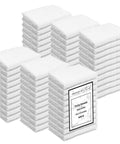 Bar Mop Towels Value Pack Of 60, 14 By 17 Inches, absorbent and durable multipurpose cleaning rags, cotton terry cloth towels, white