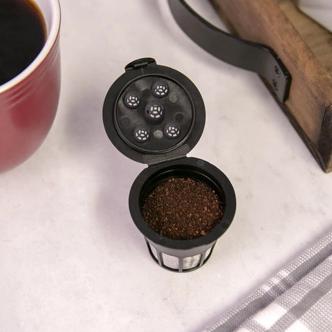 Cafe Supreme Reusable Coffee Filter Pod For Keurig Brewers So You Brew Like A Boss With Stainless Steel Mesh BPA Free 14.5g Capacity