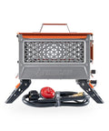 Elite Portable Propane Fire Pit Kit Delivers 55K BTU Of Heat Lightweight CSA Compliant For Backyard Camp Beach And Tailgate Use With Easy Grab And Go Setup